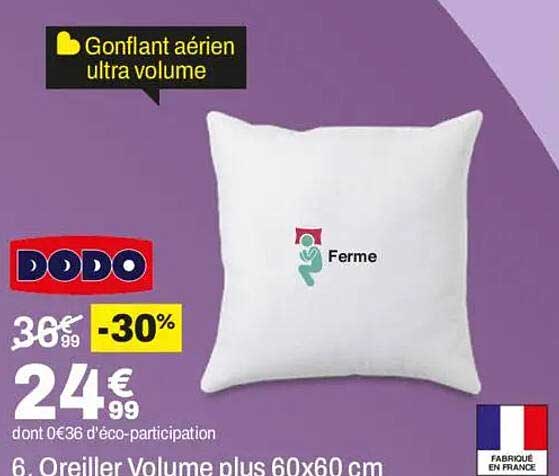 Gonflant aérien ultra volume