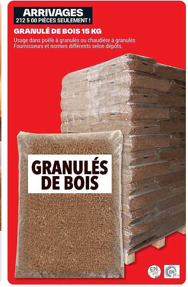 GRANULÉ DE BOIS 15 KG