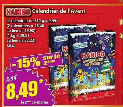 HARIBO Calendrier de l'Avent