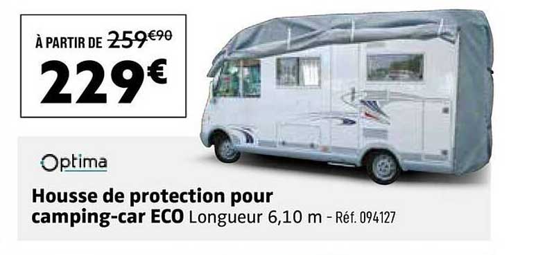 Housse de protection pour camping-car ECO Longueur 6,10 m - Réf. 094127