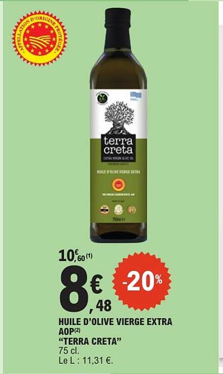 HUILE D'OLIVE VIERGE EXTRA AOP(2) “TERRA CRETA” 75 cl.