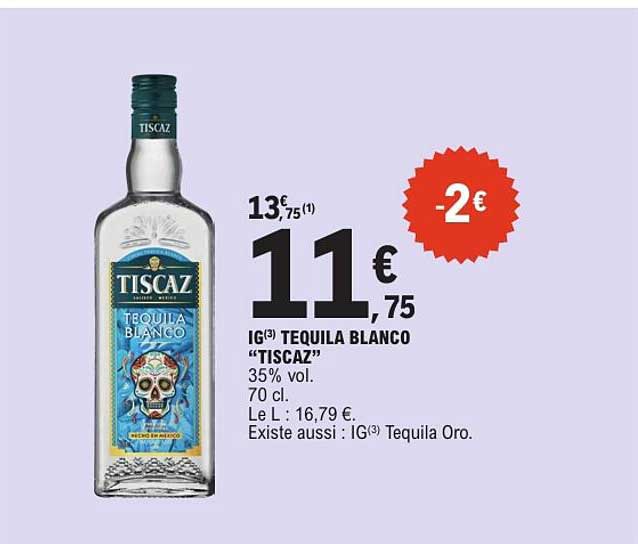 IG(3) TEQUILA BLANCO "TISCAZ"