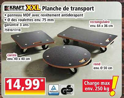 KRAFT XXL Planche de transport