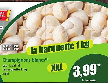 la barquette 1 kg
