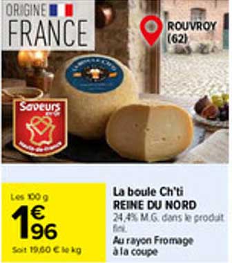 La boule Ch'ti REINE DU NORD