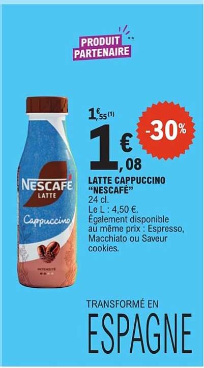 LATTE CAPPUCCINO "NESCAFÉ"