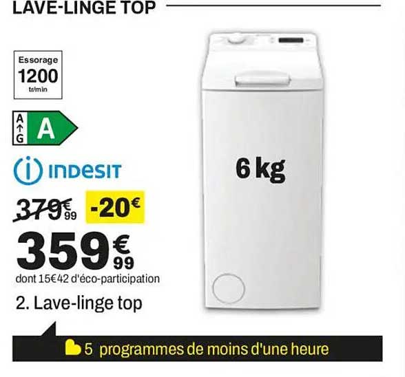 LAVE-LINGE TOP