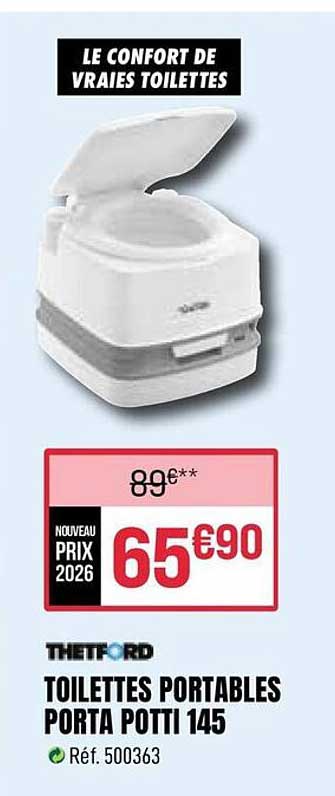 LE CONFORT DE VRAIES TOILETTES