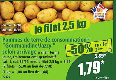 le filet 2,5 kg