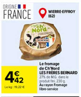 Le fromage de Ch’Nord LES FRERES BERNARD