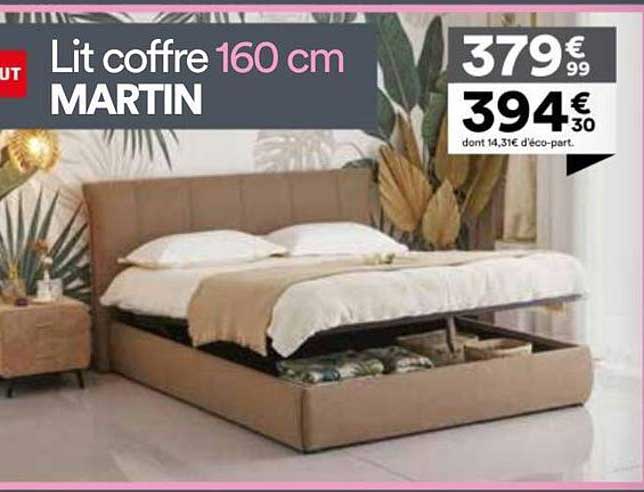 Lit coffre 160 cm MARTIN