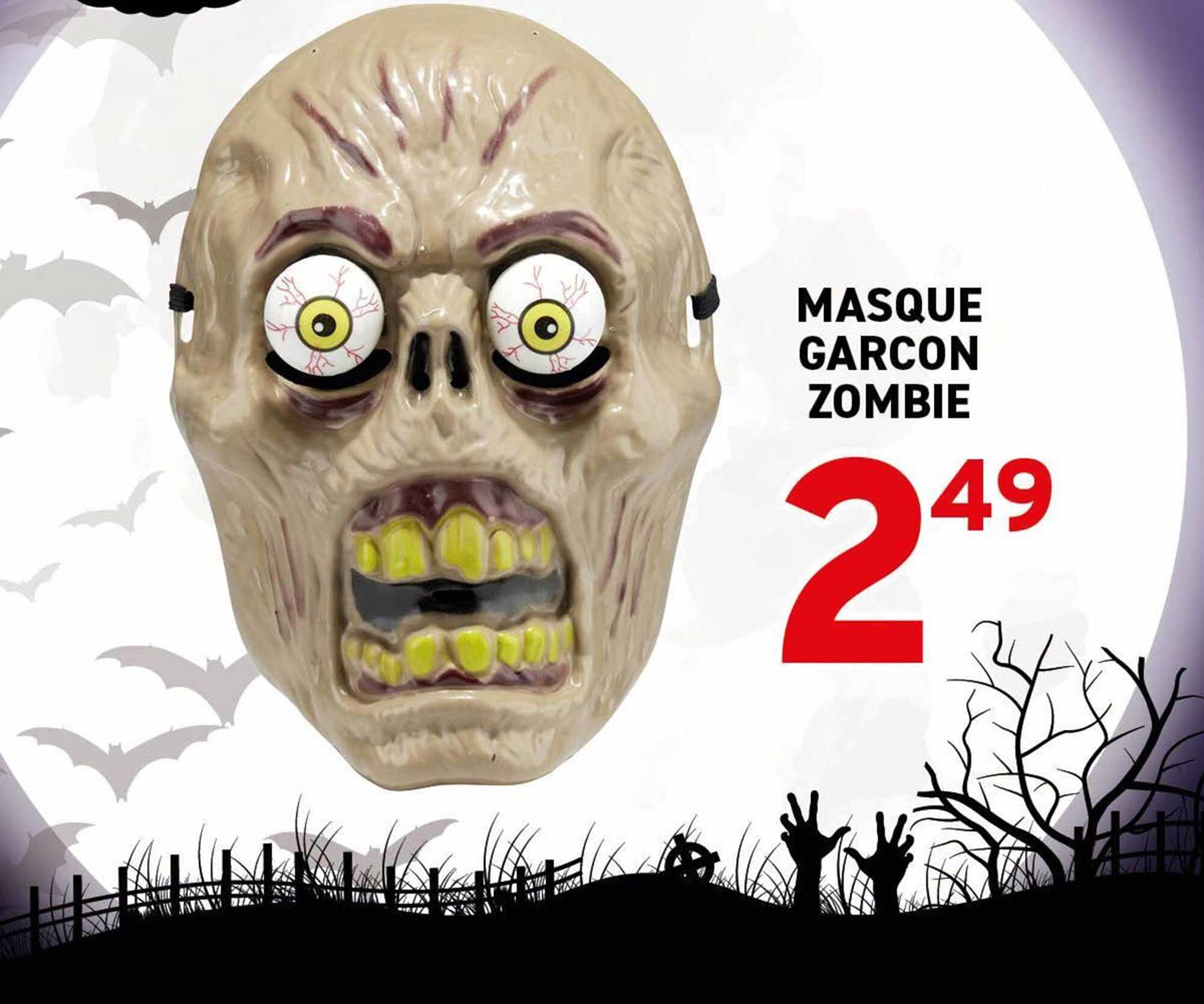 MASQUE GARCON ZOMBIE