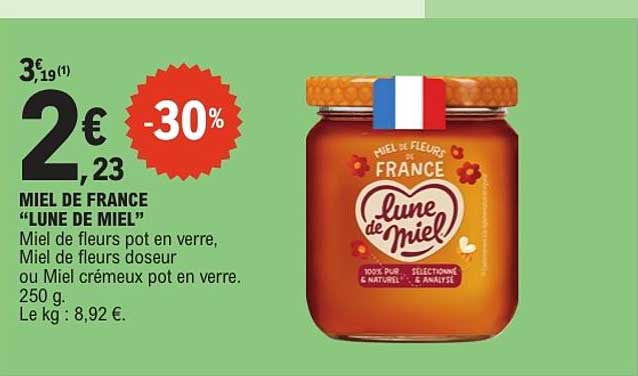 MIEL DE FRANCE "LUNE DE MIEL"