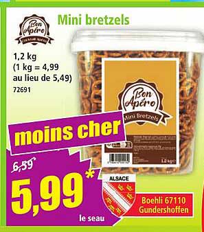 Mini bretzels