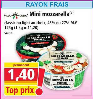 Mini mozzarella