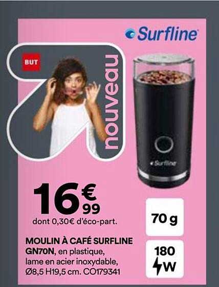 MOULIN À CAFÉ SURFLINE GN70N