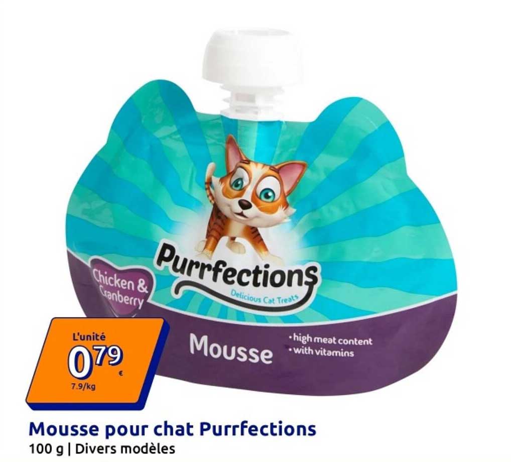 Mousse pour chat Purrfections