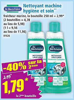 Nettoyant machine hygiène et soin**