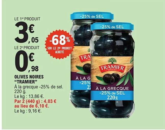 OLIVES NOIRES "TRAMIER"