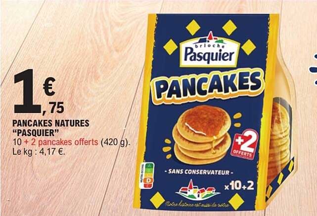 PANCAKES NATURES “PASQUIER”