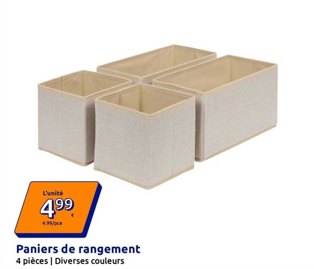 Paniers de rangement