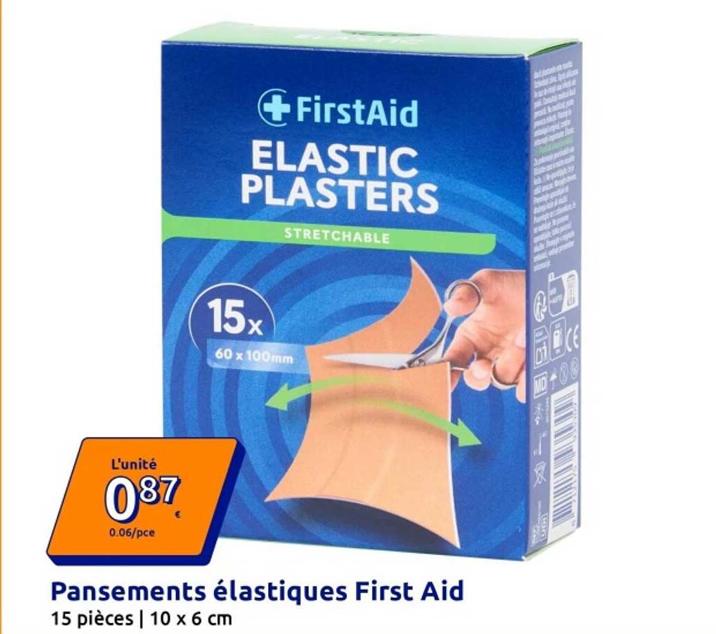 Pansements élastiques First Aid