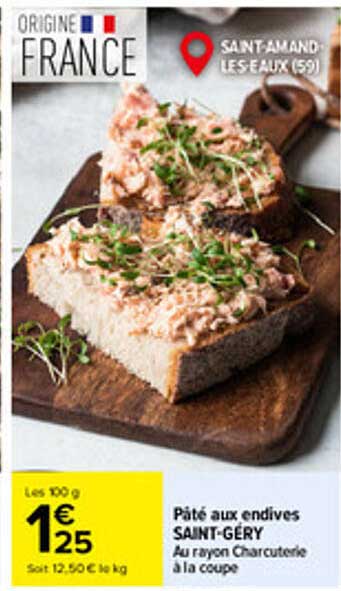 Pâté aux endives SAINT-GÉRY