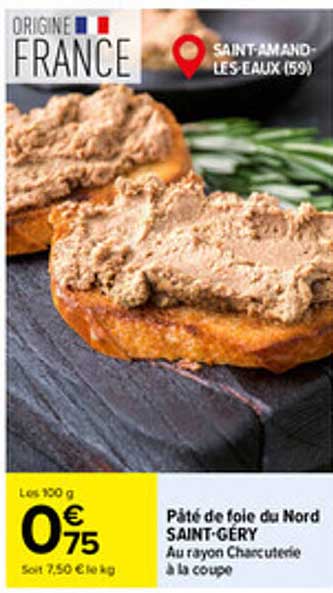 Pâté de foie du Nord SAINT-GERY