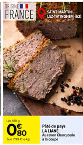 Pâté de pays LA LIANE