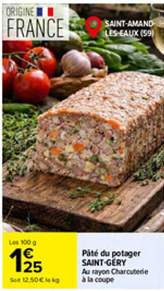 Pâté du potager SAINT-GERY