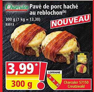 Pavé de porc haché au reblochon(b)