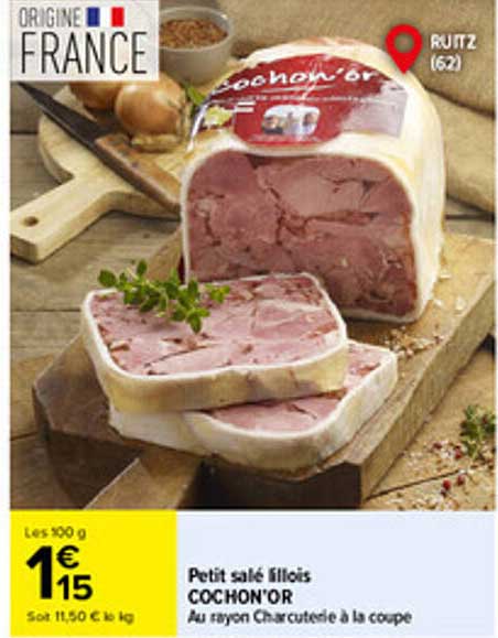 Petit salé filois COCHON'OR