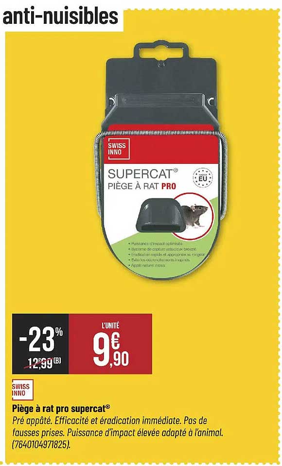 Piège à rat pro supercat°