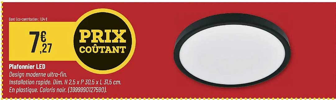 Plafonnier LED