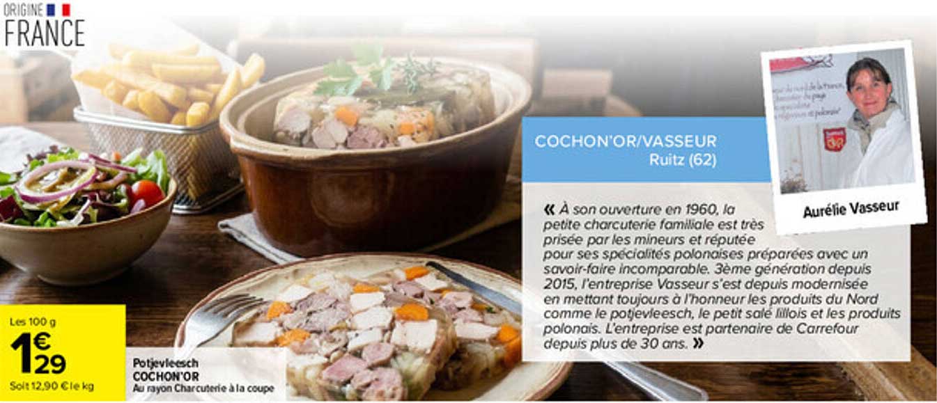 Pojveleeesch COCHON'OR Au rayon Charcuterie à la coupe