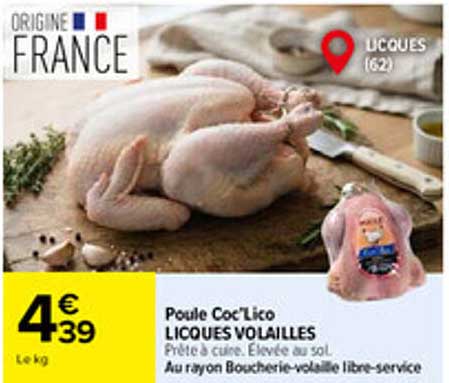 Poule Coc'liko LICQUES VOLAILLES