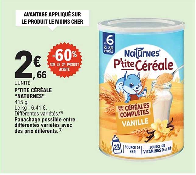 P'TITE CÉRÉALE “NATURNES”