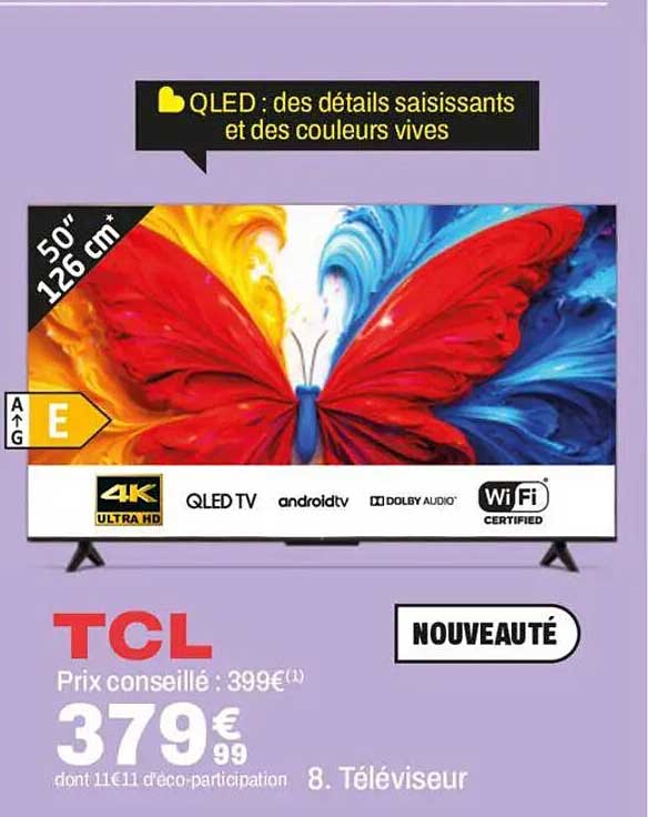 QLED : des détails saisissants et des couleurs vives