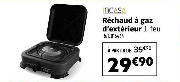 Réchaud à gaz d’extérieur 1 feu