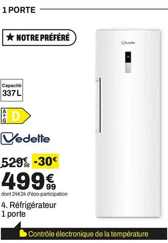 Réfrigérateur 1 porte