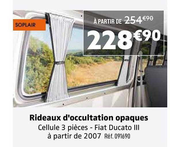 Rideaux d'occultation opaques