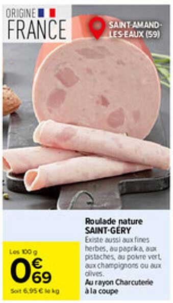 Roulade nature SAINT-GERY