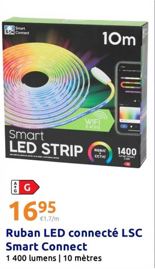 Ruban LED connecté LSC Smart Connect
