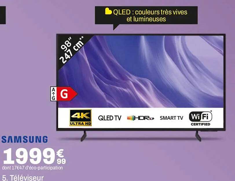SAMSUNG 98" 247 cm**