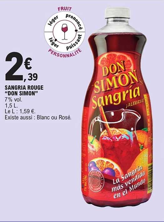 SANGRIA ROUGE “DON SIMON”