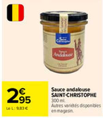 Sauce andalouse SAINT-CHRISTOPHE 300 ml