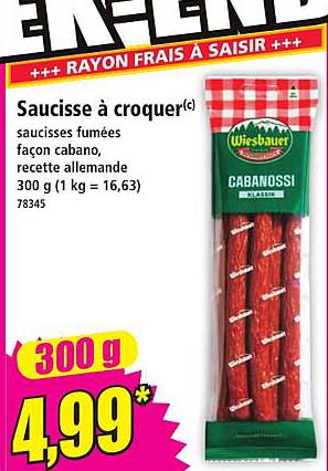 Saucisse à croquer(c)