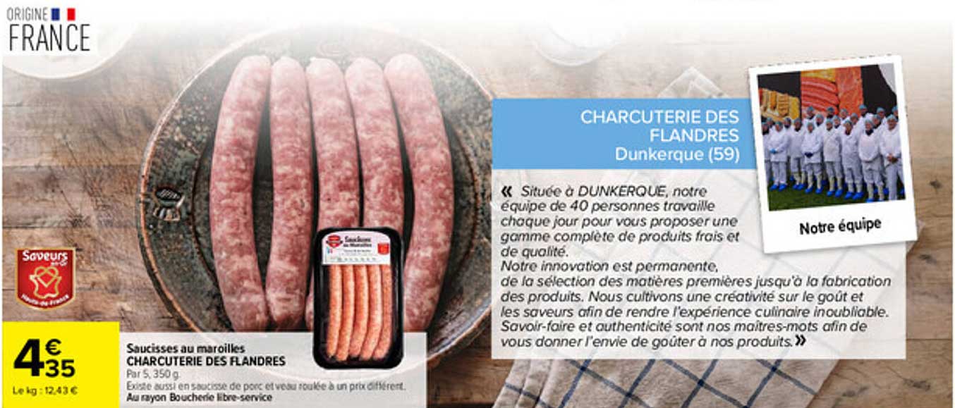 Saucisses au maroilles