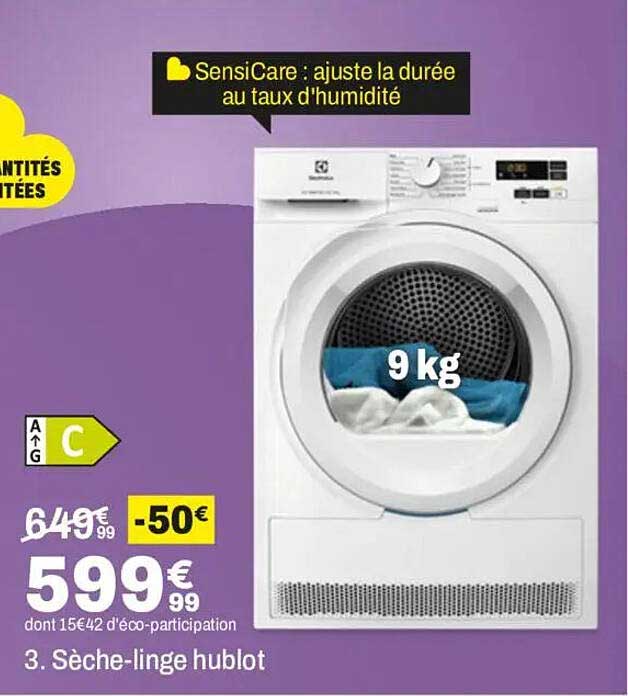 SensiCare : ajuste la durée au taux d'humidité