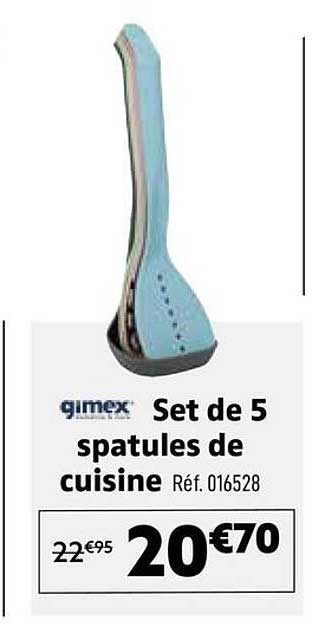 Set de 5 spatules de cuisine Réf. 016528